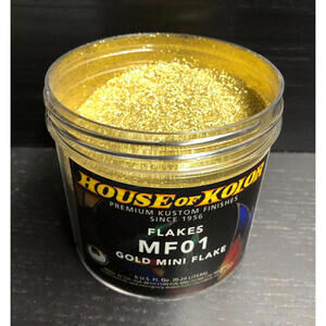 House of Kolor-MF01 GOLD MINI FLAKE Custom Paint Sparkle Effect